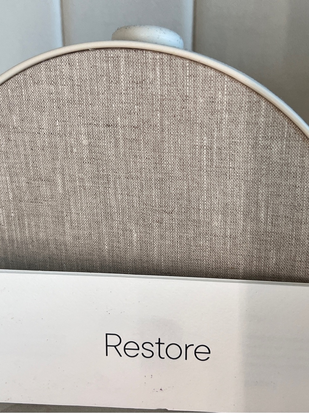 Hatch Store and White Sleep Sound Machine Back Panel
